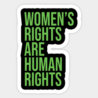 Women's Rights Are Human Rights Sticker